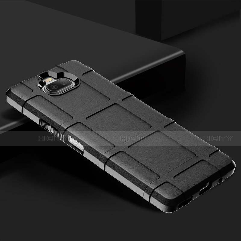 Sony Xperia 8用360度 フルカバー極薄ソフトケース シリコンケース 耐衝撃 全面保護 バンパー ソニー 