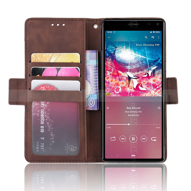 Sony Xperia 8用手帳型 レザーケース スタンド カバー BY3 ソニー 