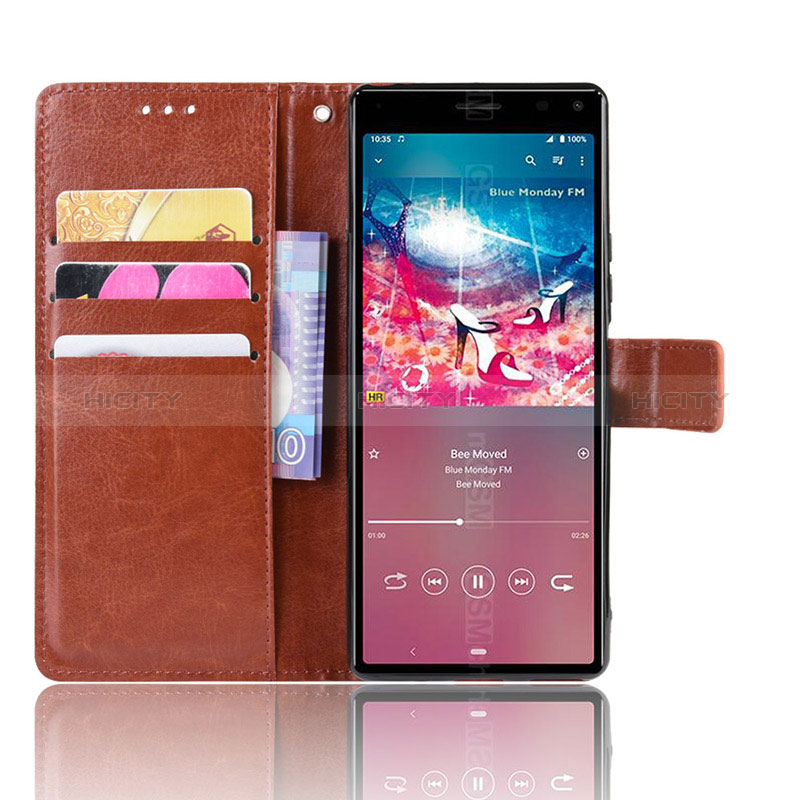 Sony Xperia 8用手帳型 レザーケース スタンド カバー BY5 ソニー 