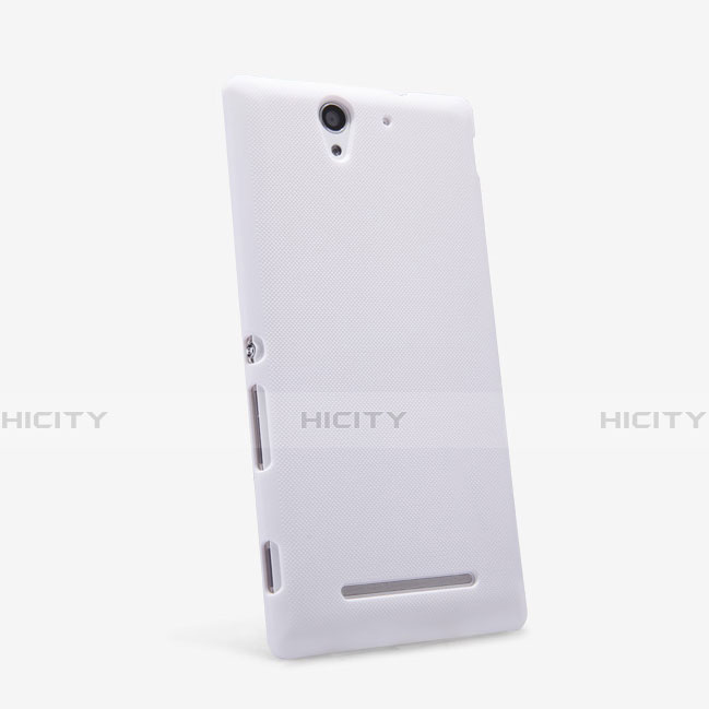 Sony Xperia C3用ハードケース プラスチック 質感もマット ソニー ホワイト