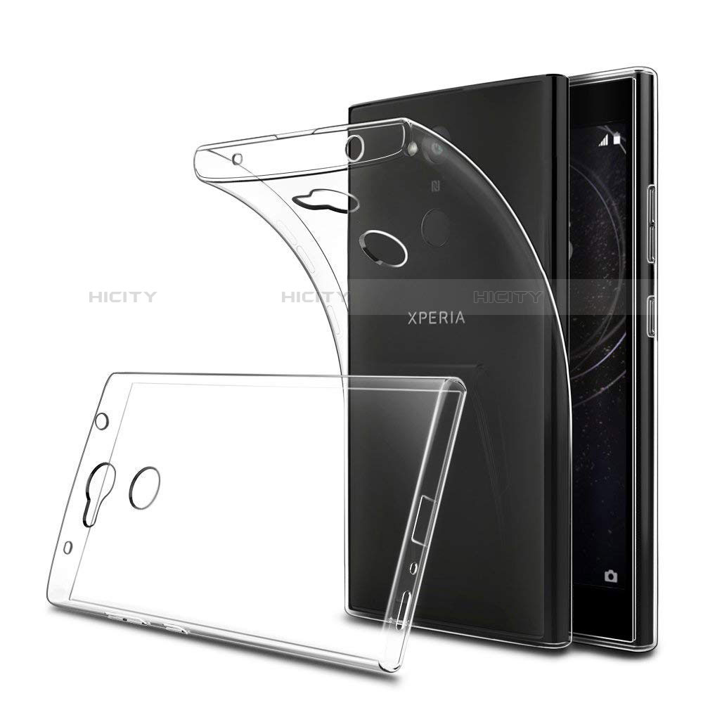 Sony Xperia L2用極薄ソフトケース シリコンケース 耐衝撃 全面保護 クリア透明 カバー ソニー クリア