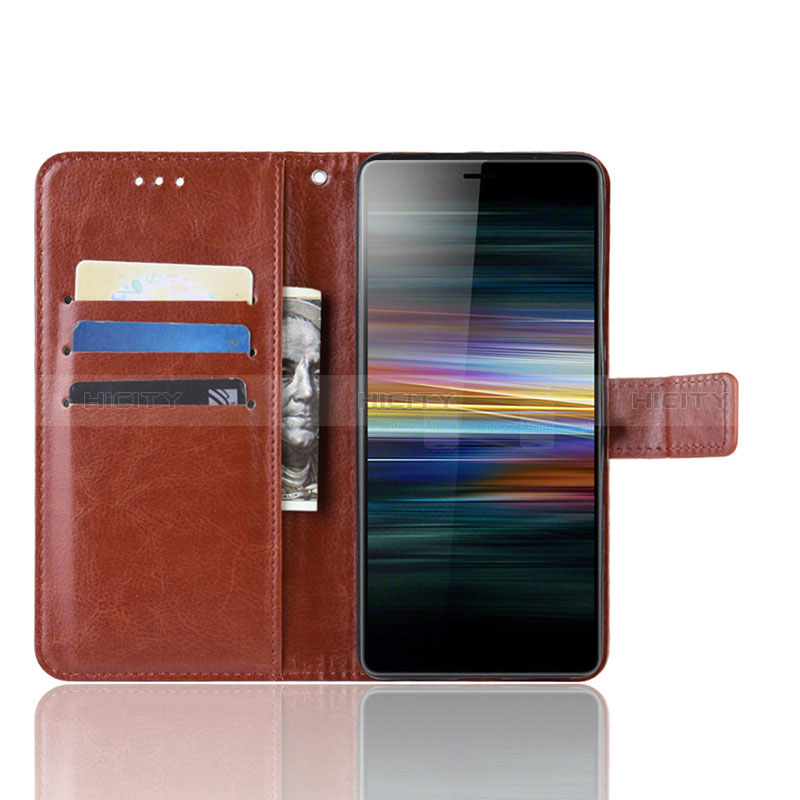 Sony Xperia L3用手帳型 レザーケース スタンド カバー BY5 ソニー 