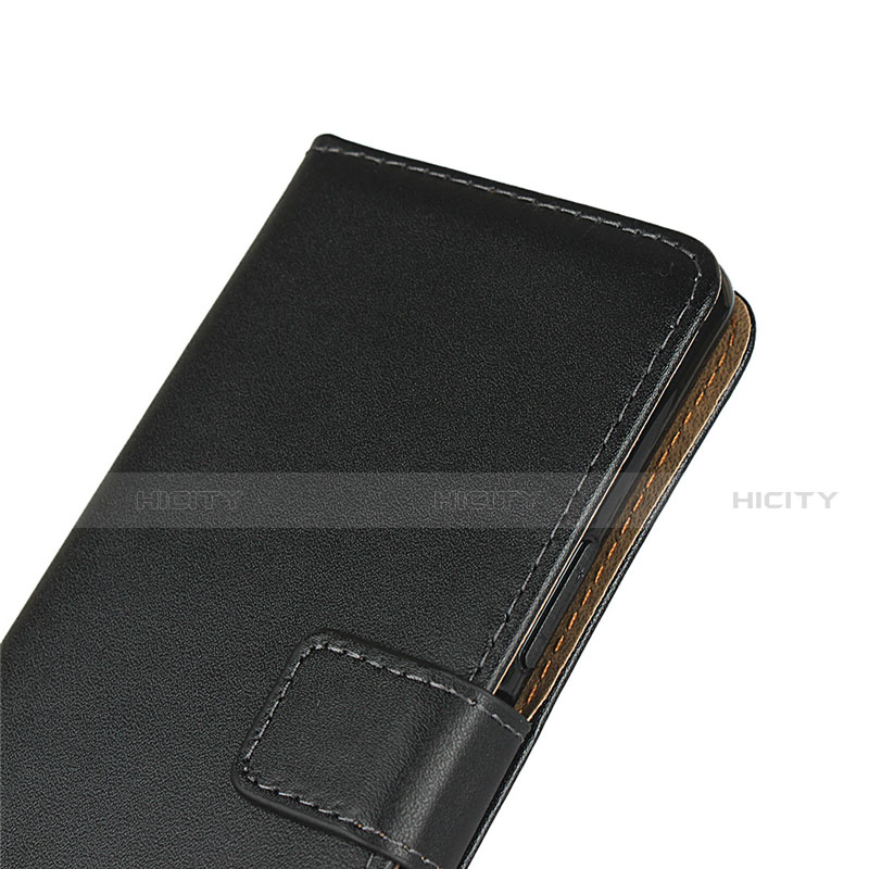 Sony Xperia L4用手帳型 レザーケース スタンド ソニー ブラック