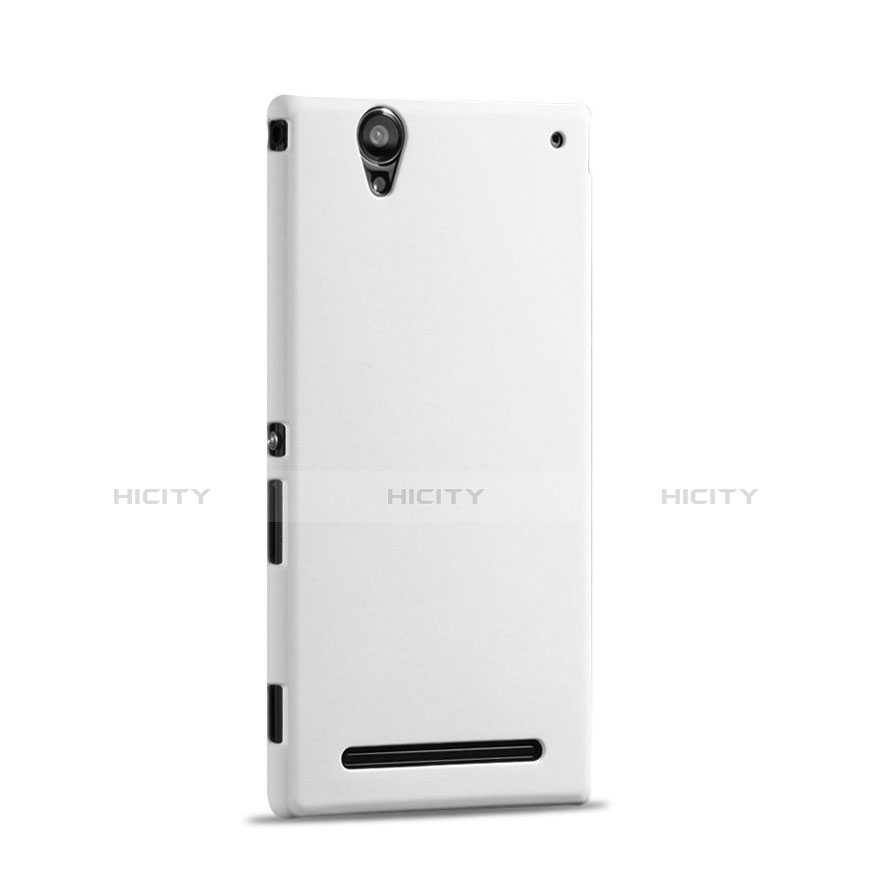 Sony Xperia T2 Ultra Dual用ハードケース プラスチック 質感もマット ソニー ホワイト