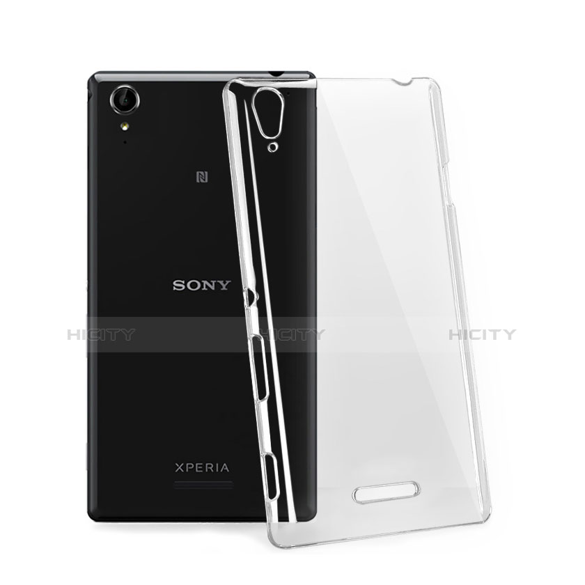 Sony Xperia T3用ハードケース クリスタル クリア透明 ソニー クリア