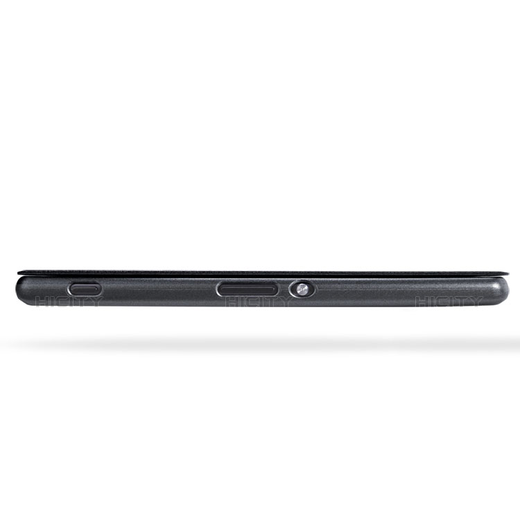 Sony Xperia XA Ultra用手帳型 レザーケース スタンド ソニー ブラック