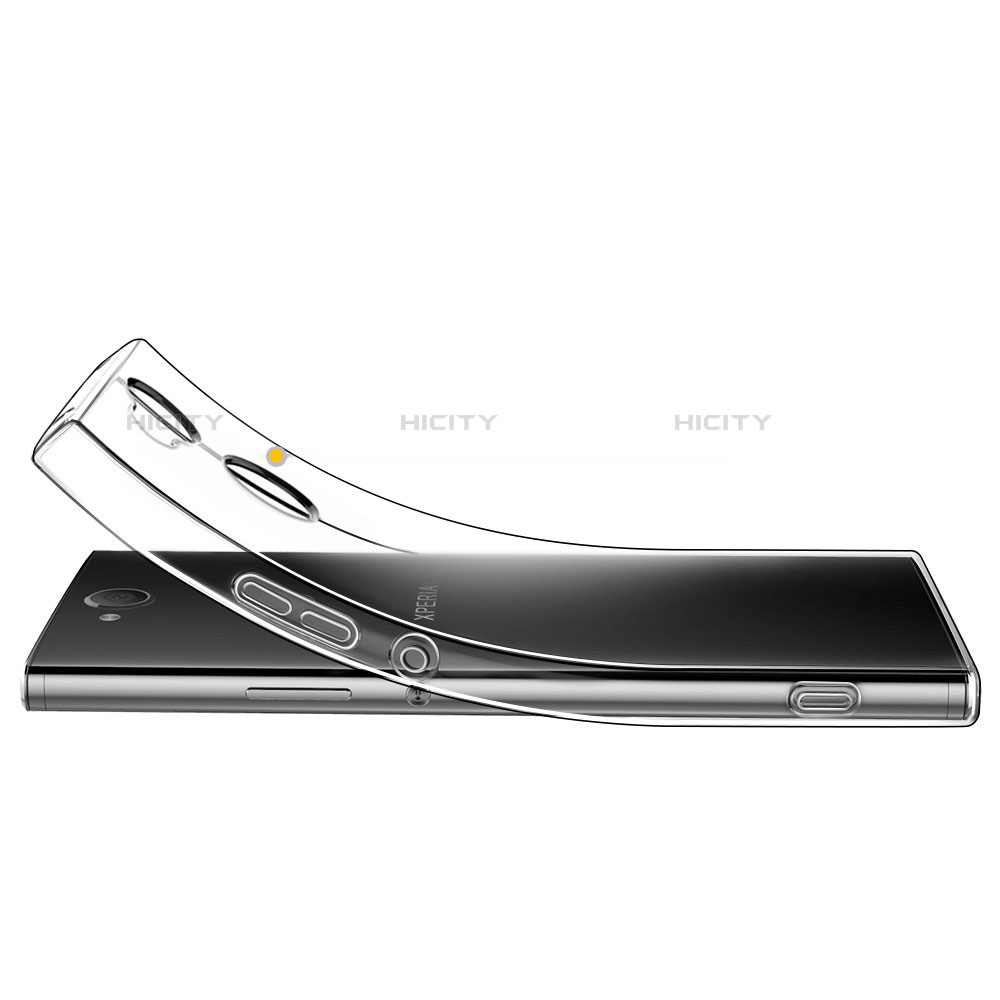Sony Xperia XA2 Plus用極薄ソフトケース シリコンケース 耐衝撃 全面保護 クリア透明 カバー ソニー クリア