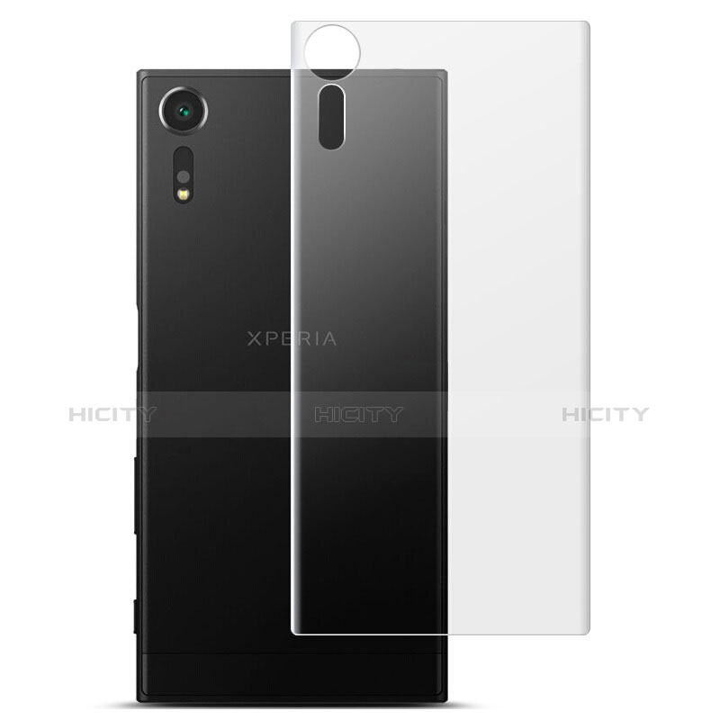 Sony Xperia XZ用高光沢 液晶保護フィルム 背面保護フィルム同梱 ソニー クリア