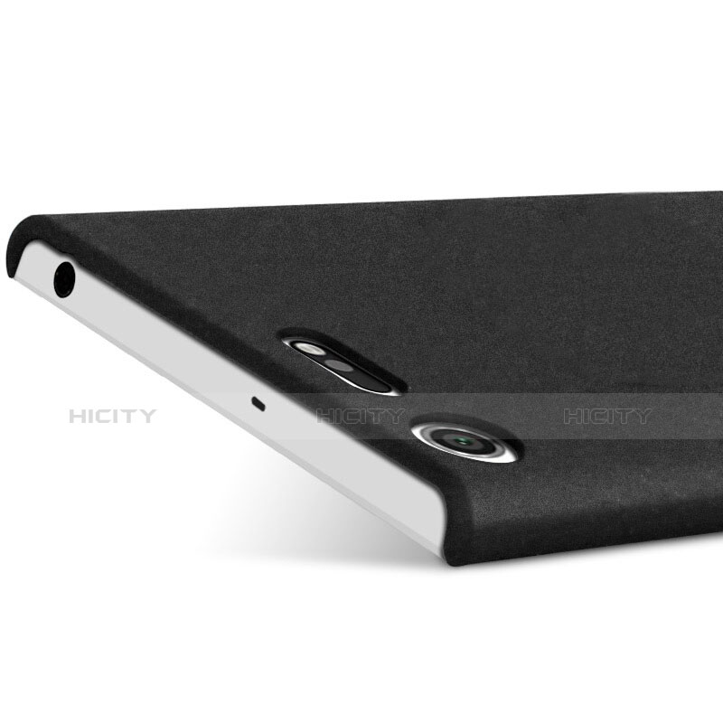 Sony Xperia XZ Premium用ハードケース プラスチック カバー ソニー ブラック
