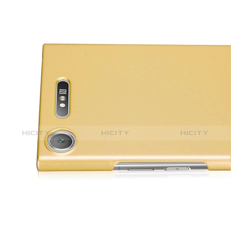 Sony Xperia XZ1用ハードケース プラスチック 質感もマット M01 ソニー ゴールド