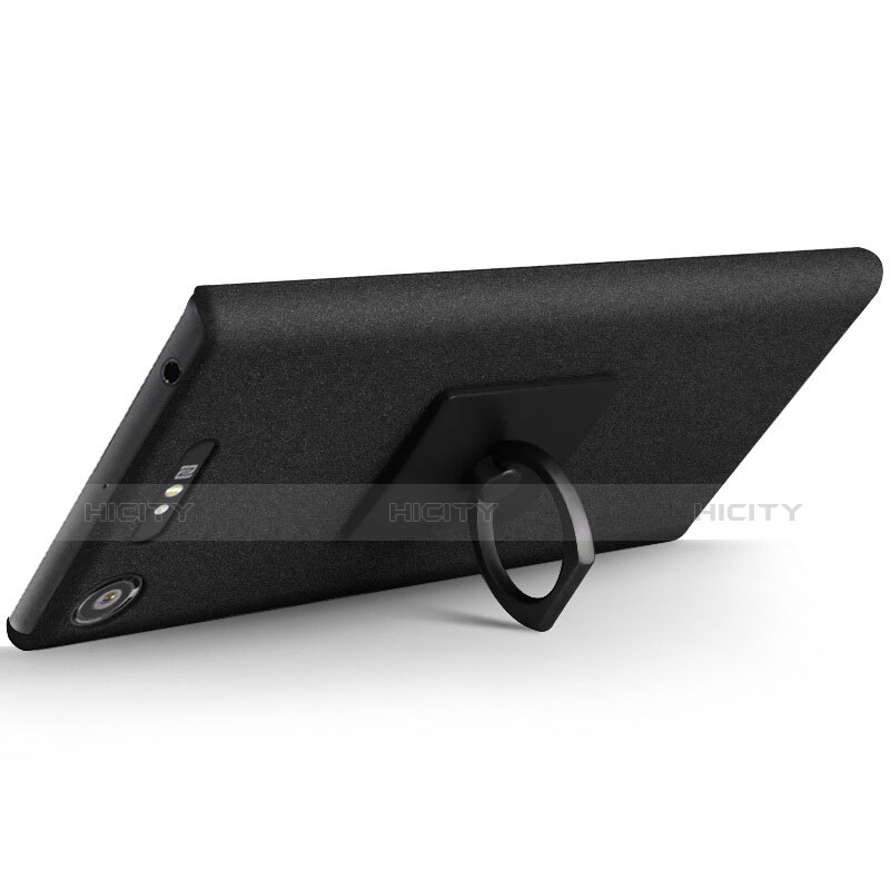 Sony Xperia XZ1用ハードケース カバー プラスチック ソニー ブラック