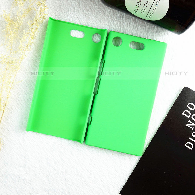 Sony Xperia XZ1 Compact用ハードケース プラスチック 質感もマット M01 ソニー グリーン