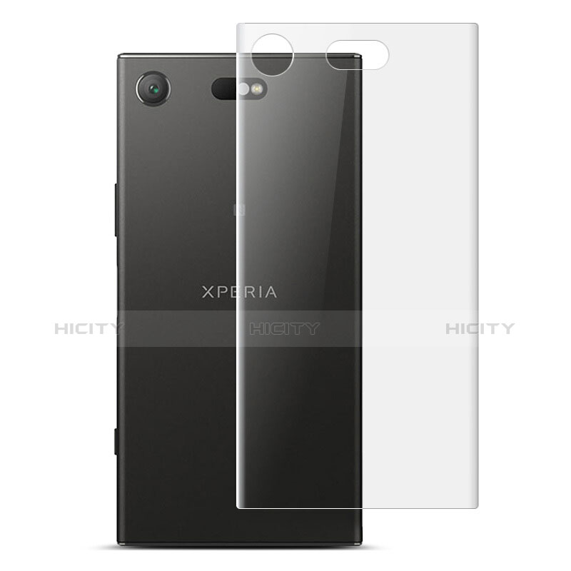 Sony Xperia XZ1 Compact用高光沢 液晶保護フィルム 背面保護フィルム同梱 ソニー クリア