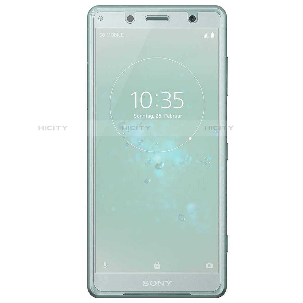 Sony Xperia XZ2 Compact用強化ガラス 液晶保護フィルム T01 ソニー クリア