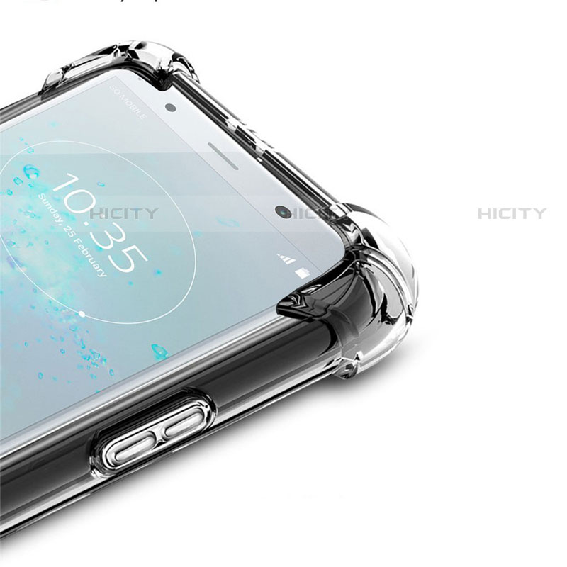 Sony Xperia XZ2 Premium用極薄ソフトケース シリコンケース 耐衝撃 全面保護 クリア透明 T02 ソニー クリア