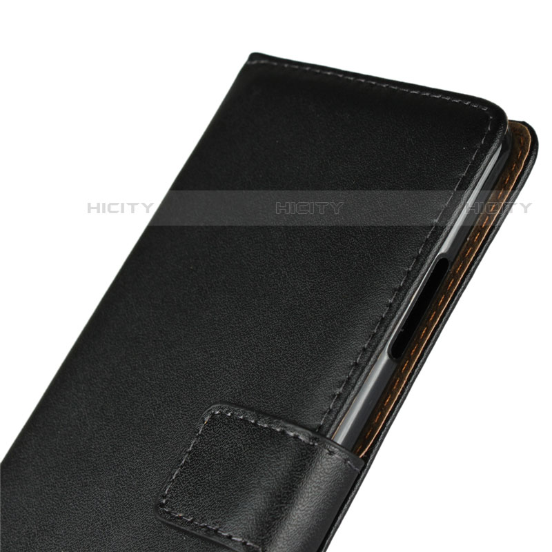 Sony Xperia XZ3用手帳型 レザーケース スタンド ソニー ブラック
