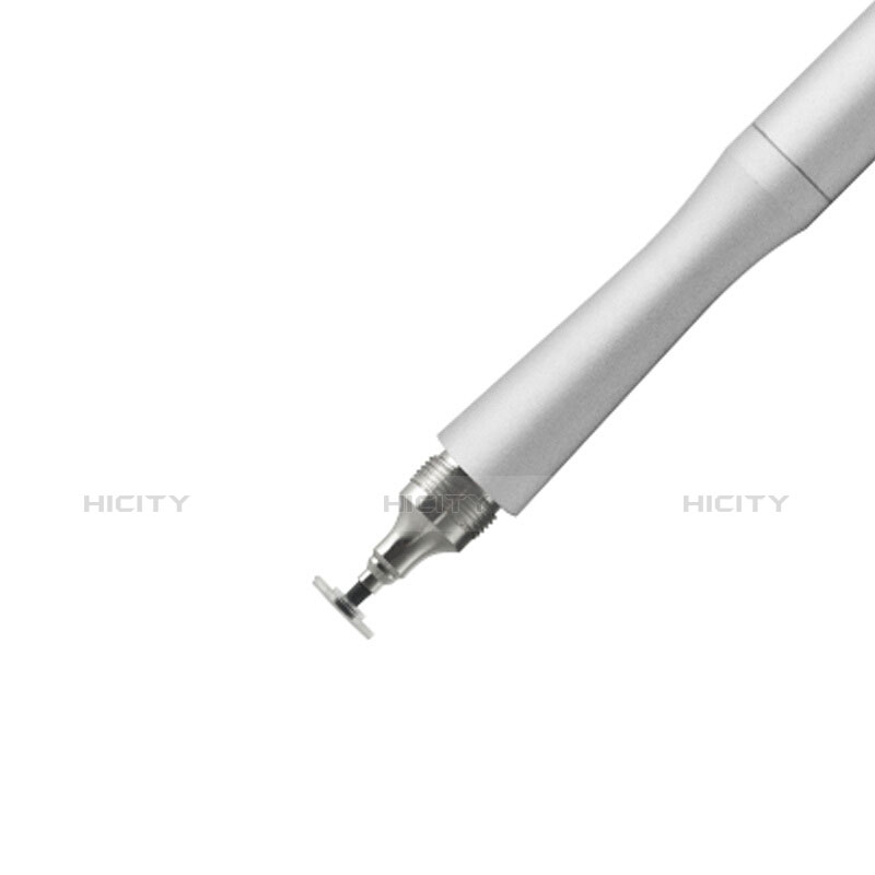 高感度タッチペン 超極細アクティブスタイラスペンタッチパネル P13 シルバー