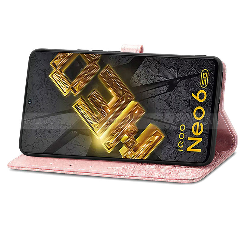 Vivo iQOO Neo6 5G用手帳型 レザーケース スタンド パターン カバー Vivo 