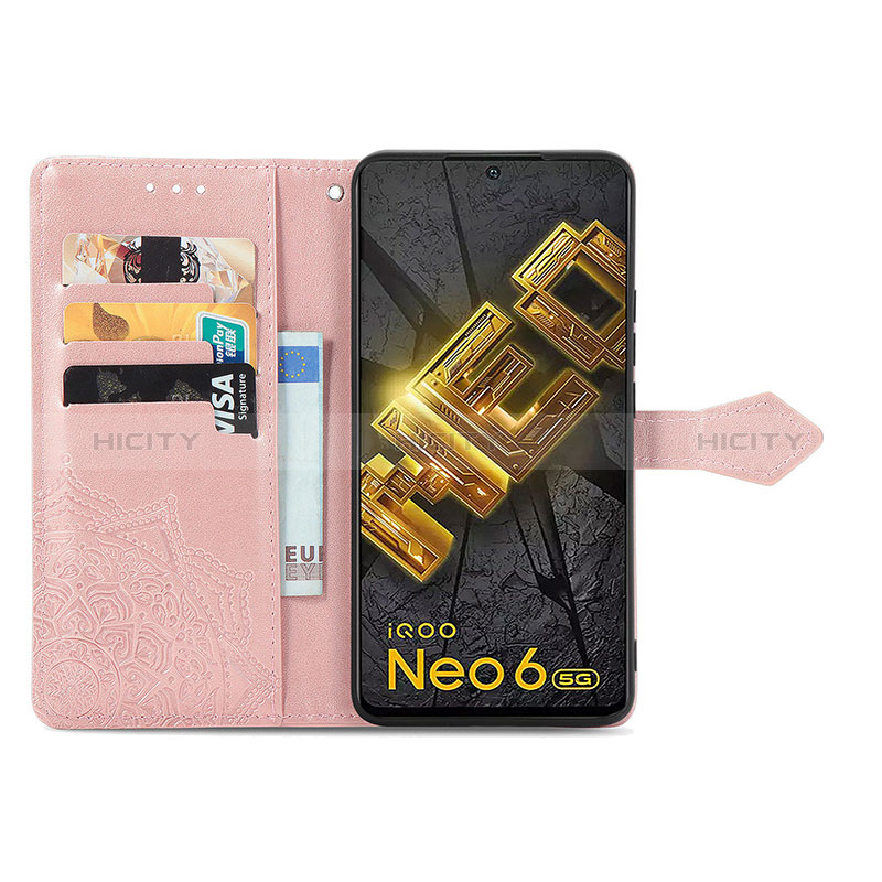 Vivo iQOO Neo6 5G用手帳型 レザーケース スタンド パターン カバー Vivo 