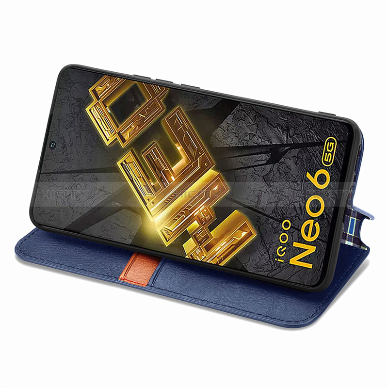 Vivo iQOO Neo6 5G用手帳型 レザーケース スタンド カバー S01D Vivo 