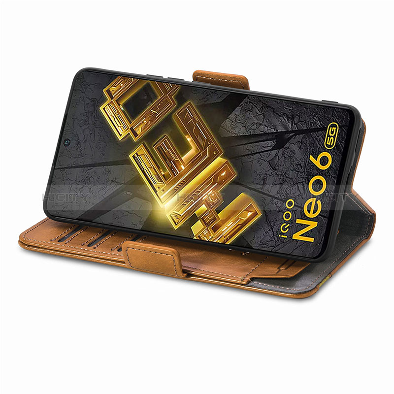 Vivo iQOO Neo6 5G用手帳型 レザーケース スタンド カバー S02D Vivo 