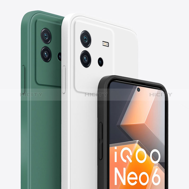 Vivo iQOO Neo6 5G用360度 フルカバー極薄ソフトケース シリコンケース 耐衝撃 全面保護 バンパー Vivo 