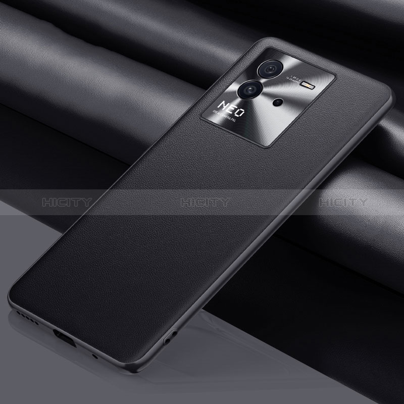 Vivo iQOO Neo6 SE 5G用ケース 高級感 手触り良いレザー柄 QK1 Vivo ブラック