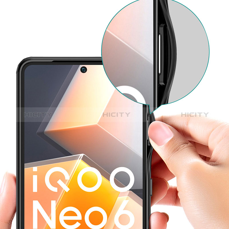 Vivo iQOO Neo6 SE 5G用ハイブリットバンパーケース クリア透明 プラスチック カバー WL1 Vivo 