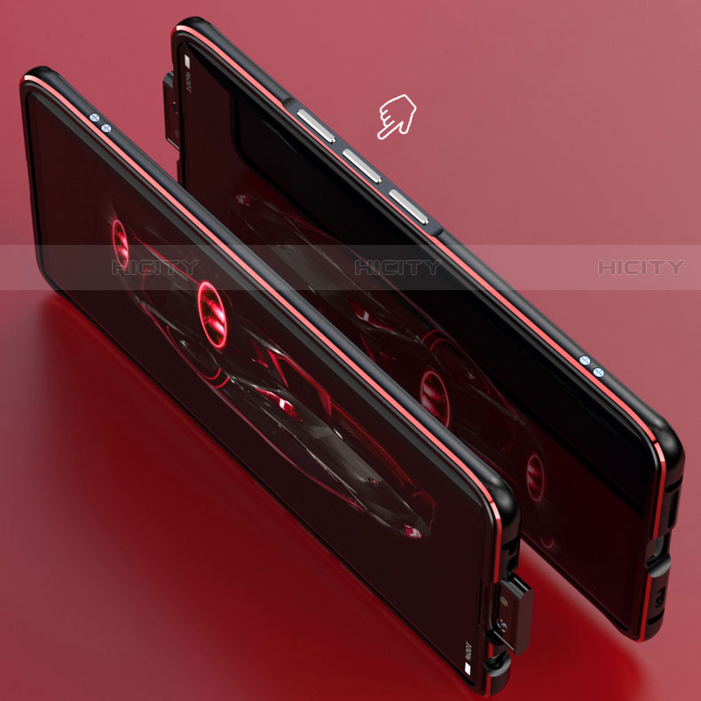 Vivo Nex 3 5G用ケース 高級感 手触り良い アルミメタル 製の金属製 バンパー カバー Vivo 
