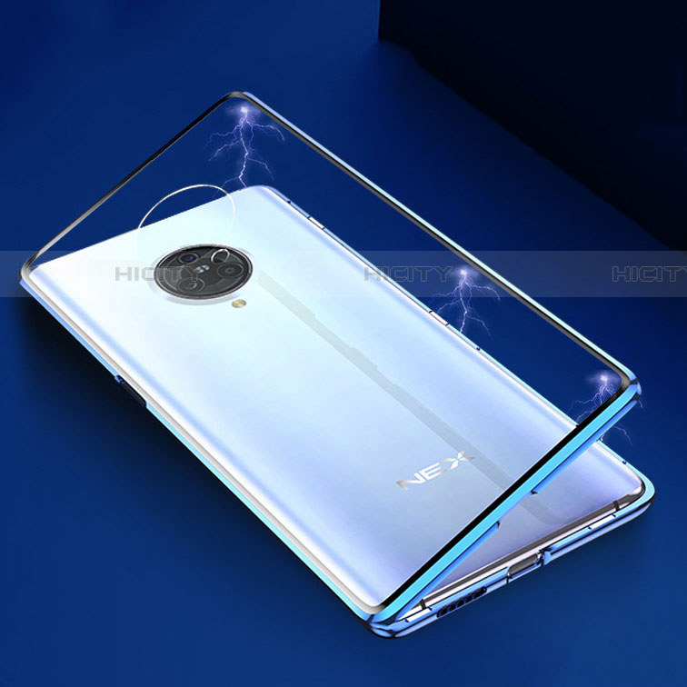 Vivo Nex 3用ケース 高級感 手触り良い アルミメタル 製の金属製 360度 フルカバーバンパー 鏡面 カバー M04 Vivo 