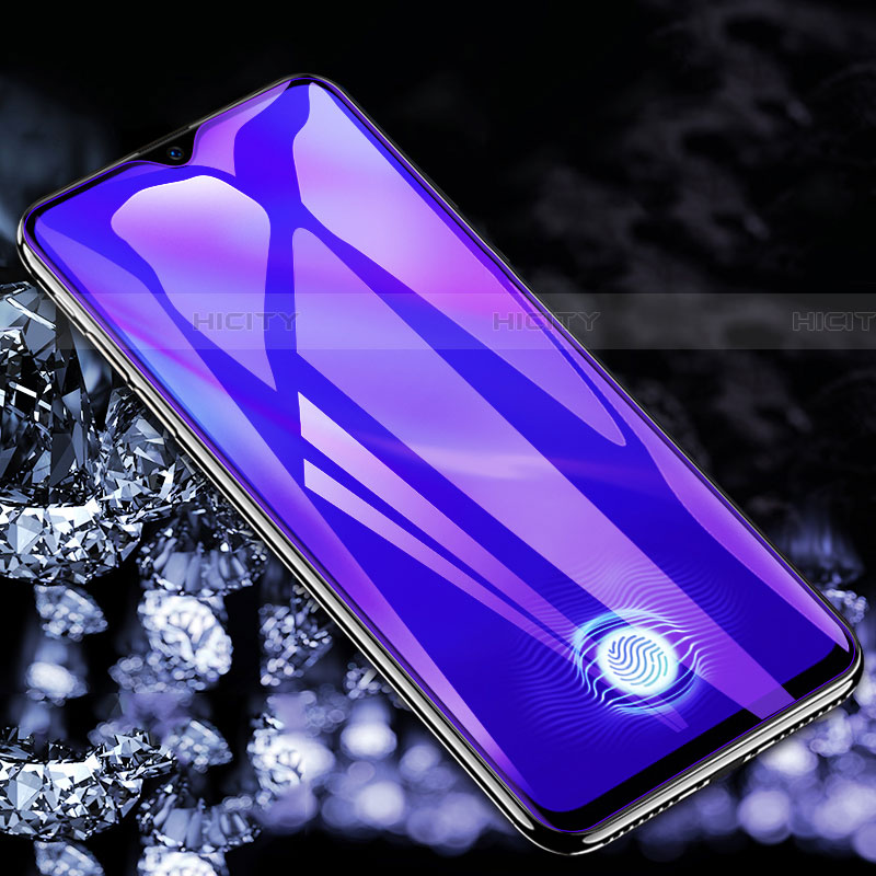 Vivo S1 Pro用強化ガラス フル液晶保護フィルム アンチグレア ブルーライト Vivo ブラック