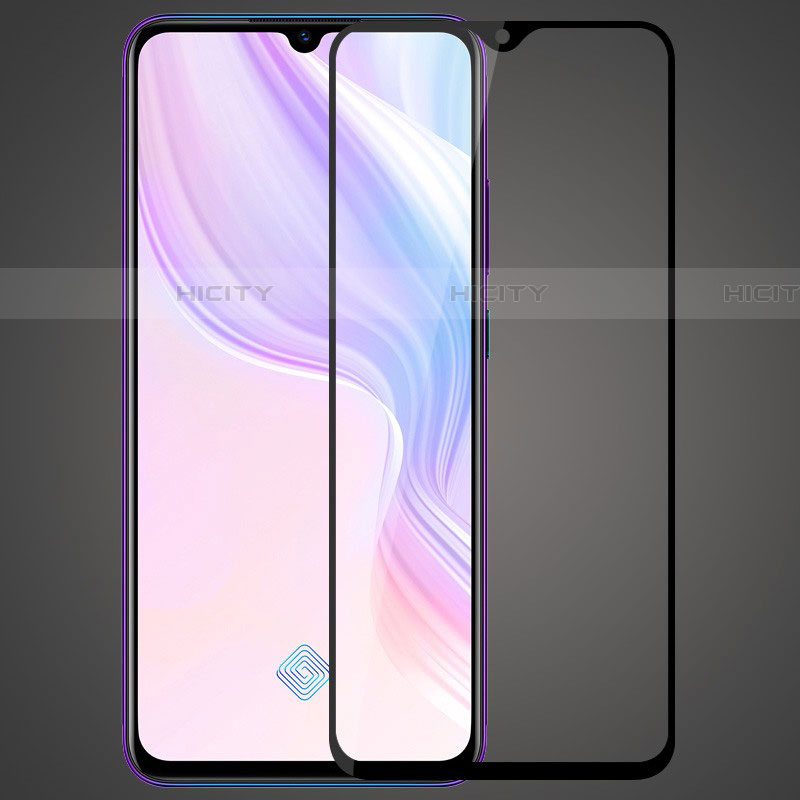 Vivo S1 Pro用強化ガラス フル液晶保護フィルム F03 Vivo ブラック