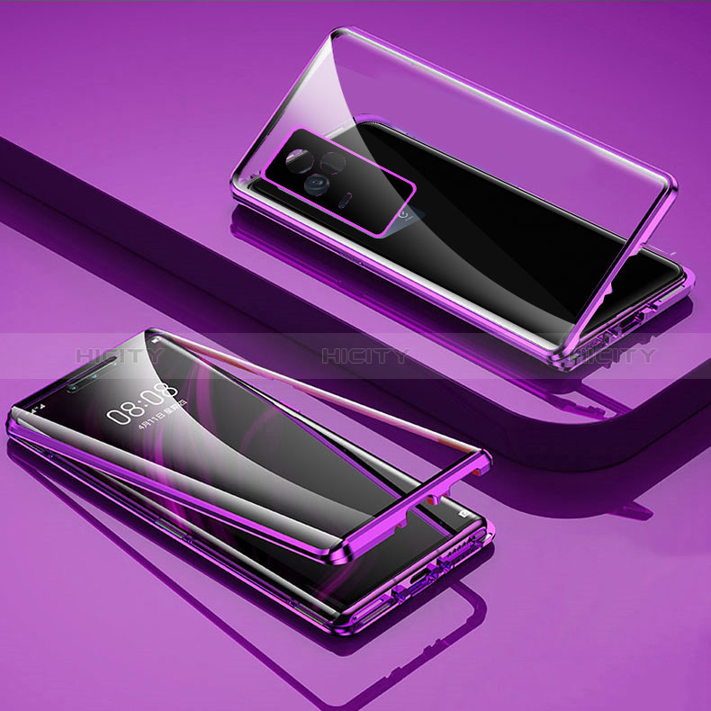 Vivo V21e 4G用ケース 高級感 手触り良い アルミメタル 製の金属製 360度 フルカバーバンパー 鏡面 カバー Vivo 