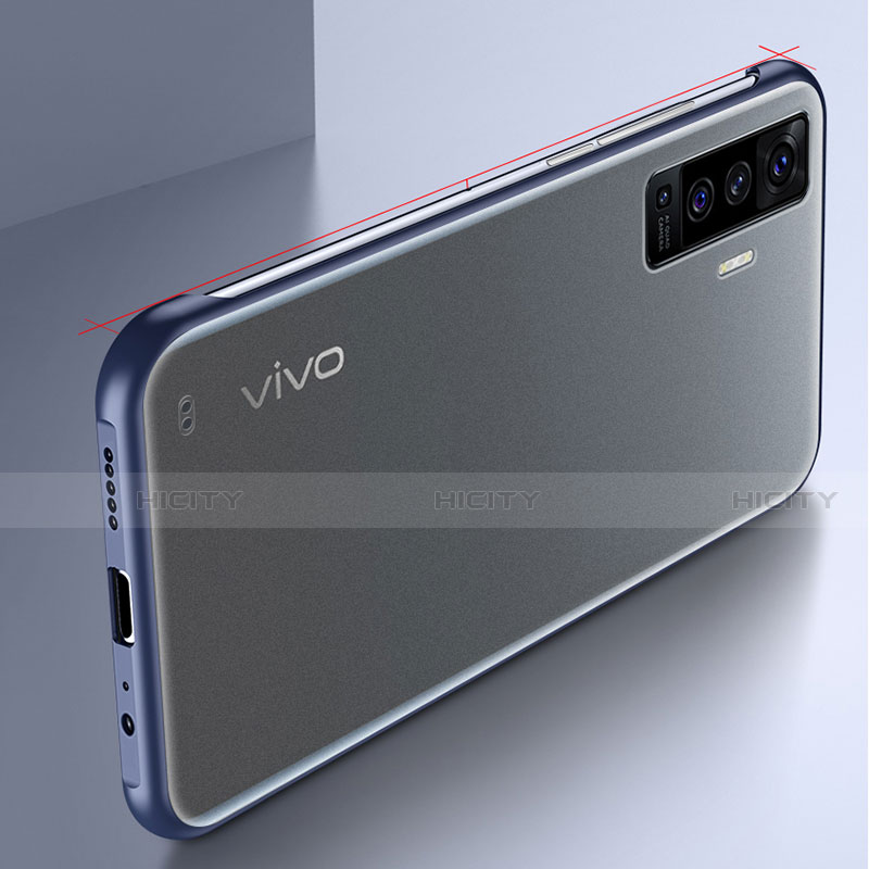 Vivo X50 5G用ハードカバー クリスタル クリア透明 H02 Vivo 