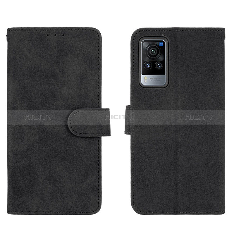 Vivo X60 Pro 5G用手帳型 レザーケース スタンド カバー L01Z Vivo ブラック