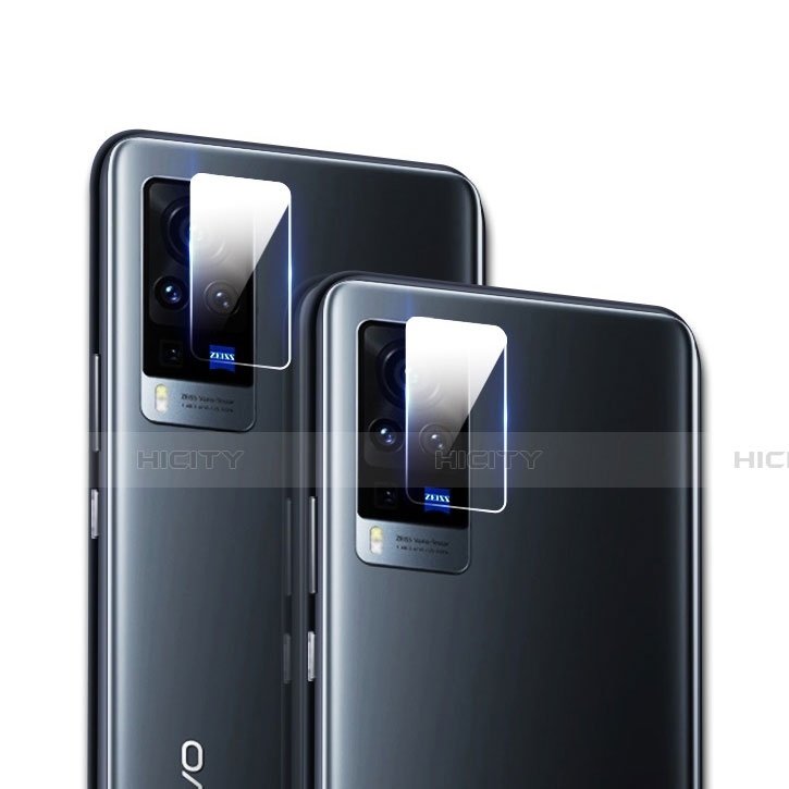 Vivo X60 Pro 5G用強化ガラス カメラプロテクター カメラレンズ 保護ガラスフイルム C01 Vivo クリア