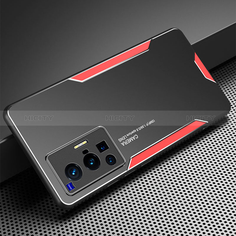 Vivo X70 5G用ケース 高級感 手触り良い アルミメタル 製の金属製 兼シリコン カバー PB1 Vivo 