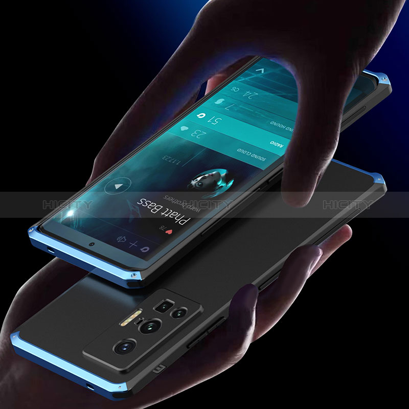 Vivo X70 Pro 5G用360度 フルカバー ケース 高級感 手触り良い アルミメタル 製の金属製 Vivo 