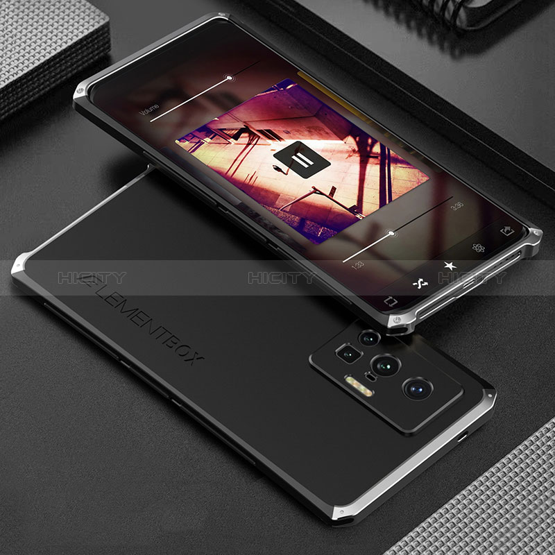 Vivo X70 Pro 5G用360度 フルカバー ケース 高級感 手触り良い アルミメタル 製の金属製 Vivo 