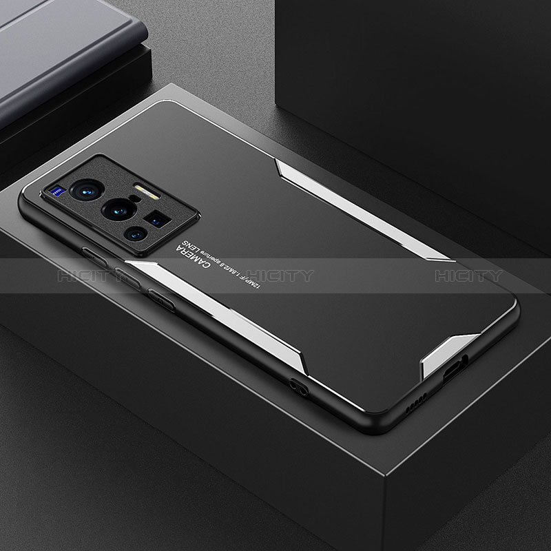 Vivo X70 Pro 5G用ケース 高級感 手触り良い アルミメタル 製の金属製 兼シリコン カバー PB1 Vivo 