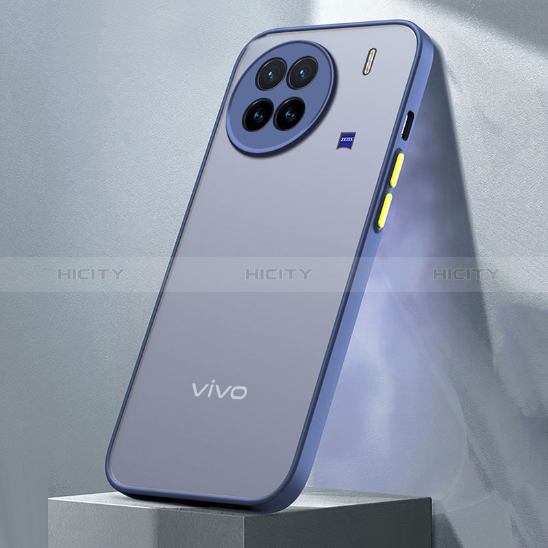 Vivo X90 5G用ハイブリットバンパーケース クリア透明 プラスチック カバー Vivo 