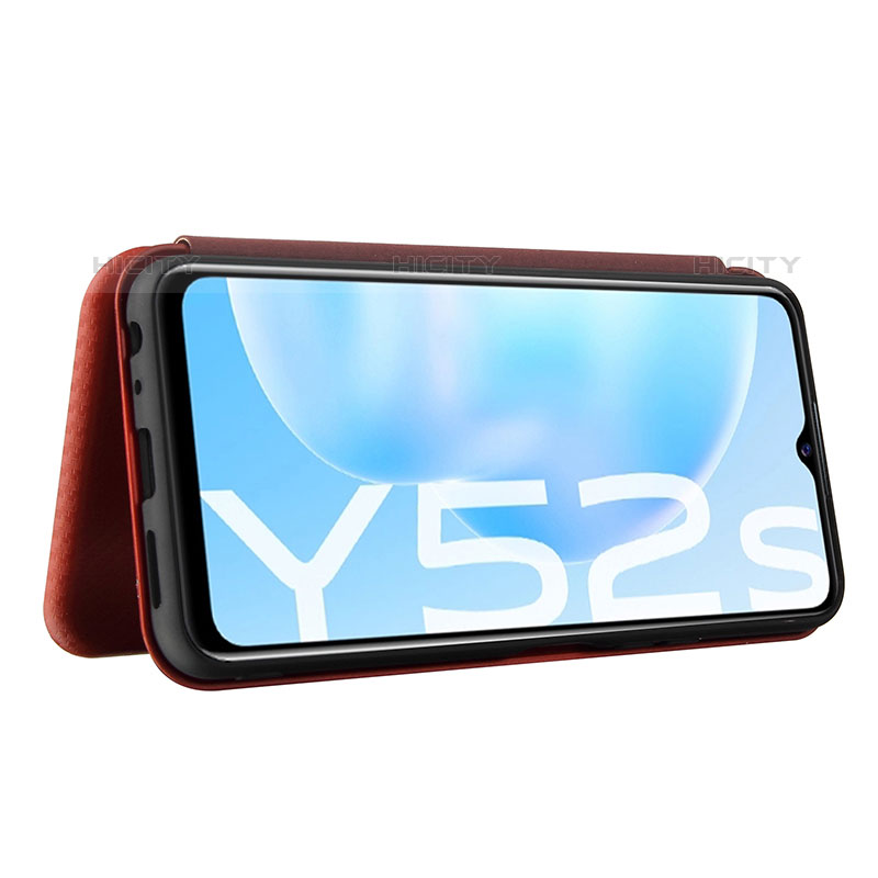 Vivo Y52s 5G用手帳型 レザーケース スタンド カバー L04Z Vivo 