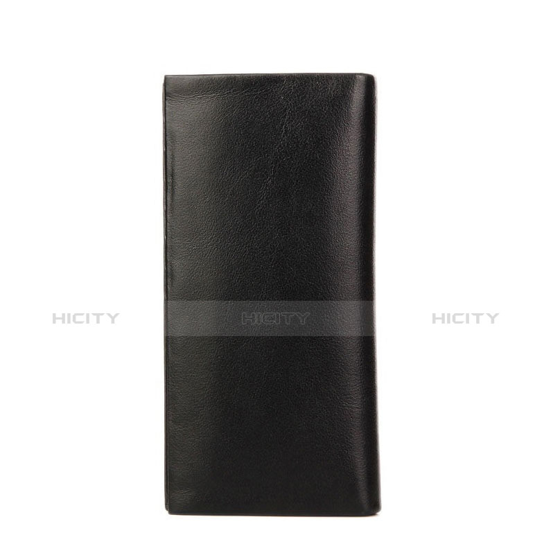 ハンドバッグ ポーチ 財布型ケース レザー ユニバーサル H31 ブラック