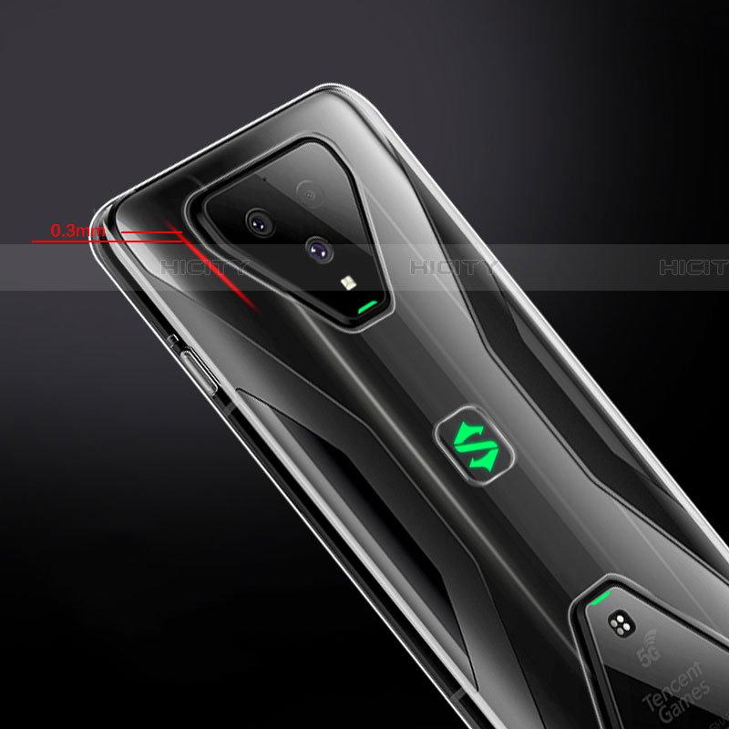 Xiaomi Black Shark 3用極薄ソフトケース シリコンケース 耐衝撃 全面保護 クリア透明 カバー Xiaomi クリア