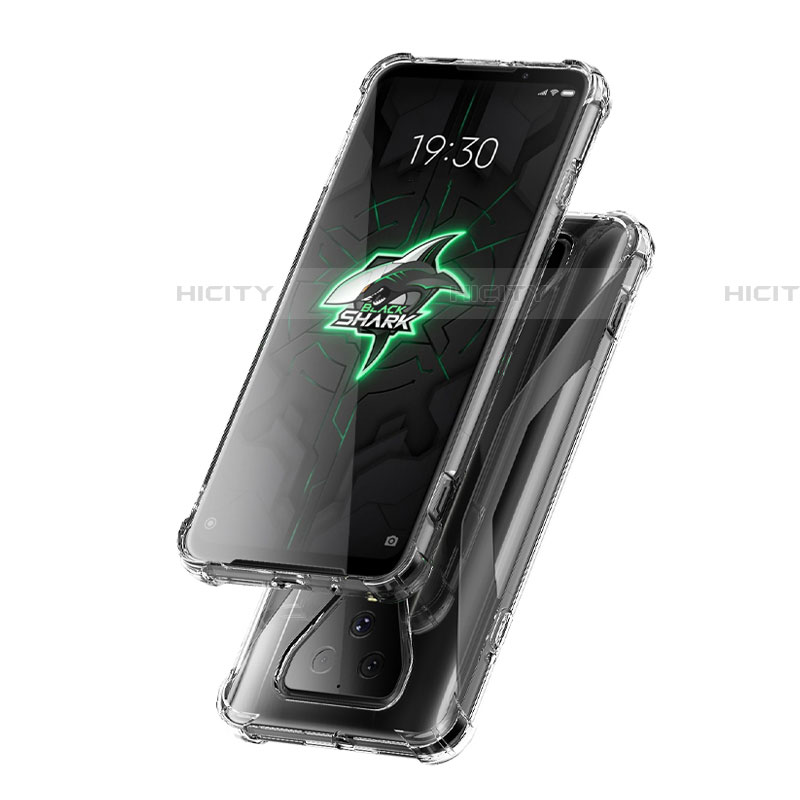 Xiaomi Black Shark 3用極薄ソフトケース シリコンケース 耐衝撃 全面保護 クリア透明 T03 Xiaomi クリア