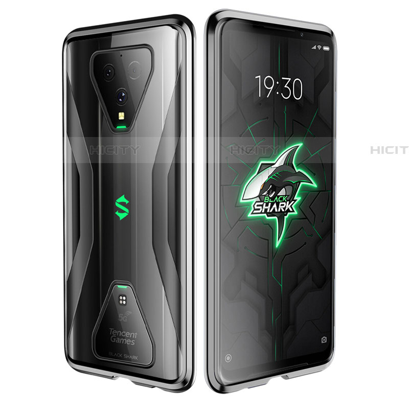 Xiaomi Black Shark 3用ケース 高級感 手触り良い アルミメタル 製の金属製 360度 フルカバーバンパー 鏡面 カバー Xiaomi 