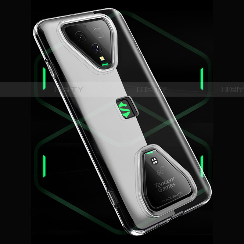 Xiaomi Black Shark 3 Pro用極薄ソフトケース シリコンケース 耐衝撃 全面保護 クリア透明 T02 Xiaomi クリア