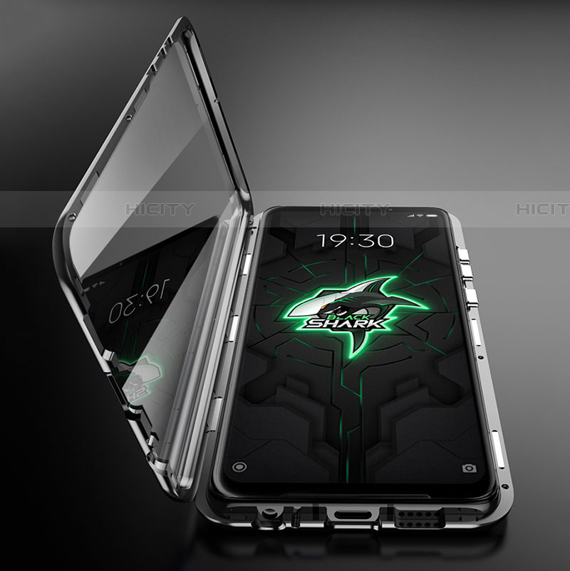 Xiaomi Black Shark 3 Pro用ケース 高級感 手触り良い アルミメタル 製の金属製 360度 フルカバーバンパー 鏡面 カバー Xiaomi 