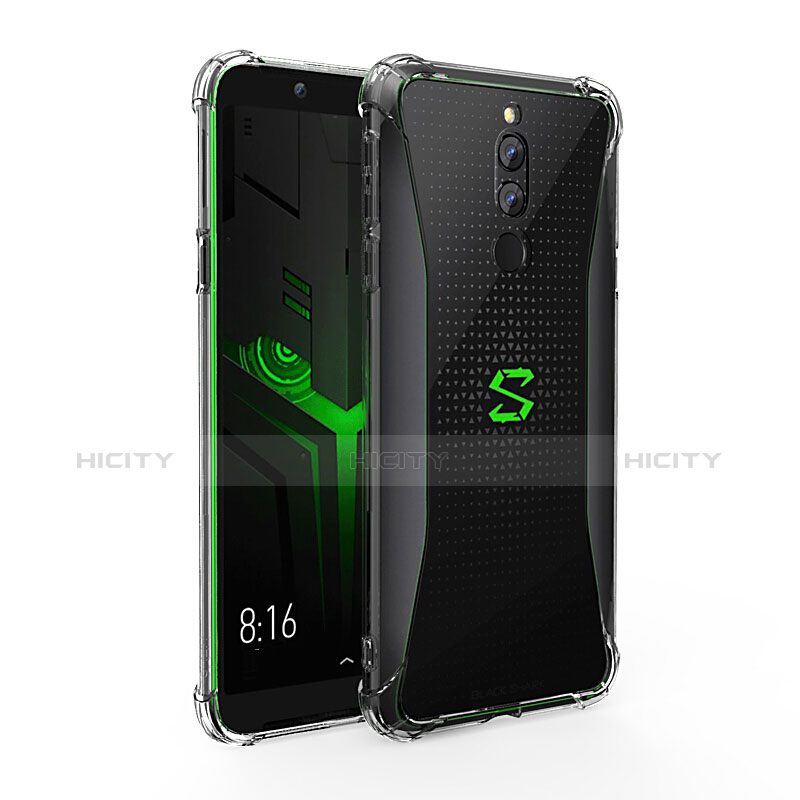 Xiaomi Black Shark Helo用極薄ソフトケース シリコンケース 耐衝撃 全面保護 クリア透明 T03 Xiaomi クリア