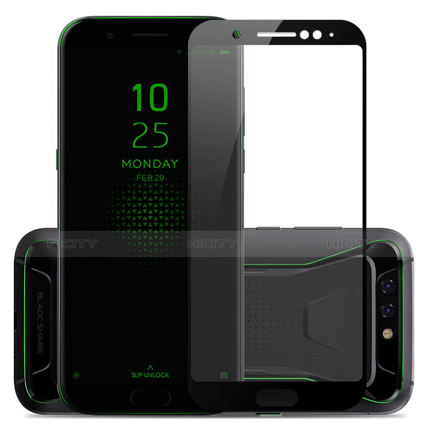 Xiaomi Black Shark用強化ガラス フル液晶保護フィルム Xiaomi ブラック